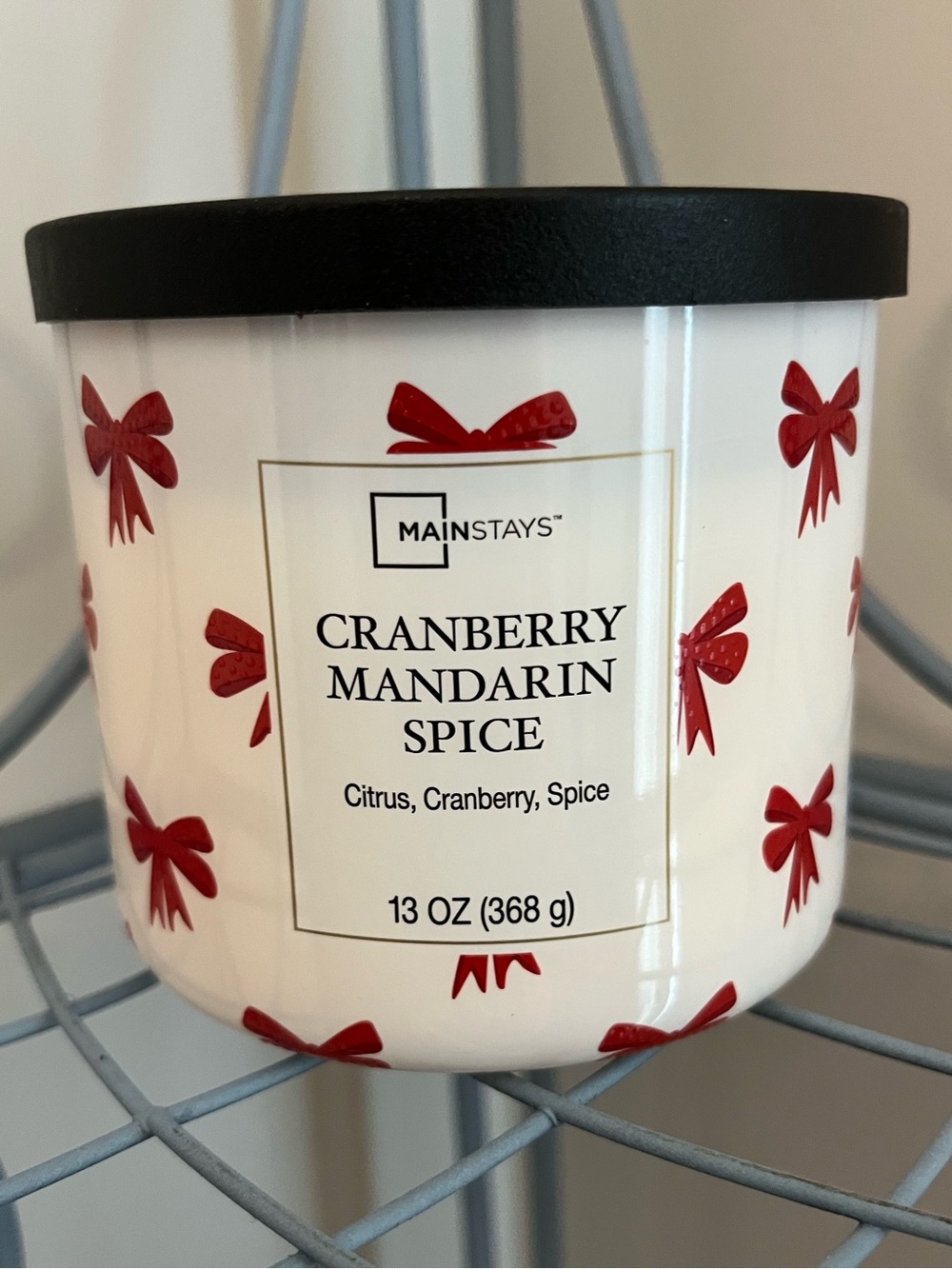 Mainstays Cranberry Mandarin Spice Candle